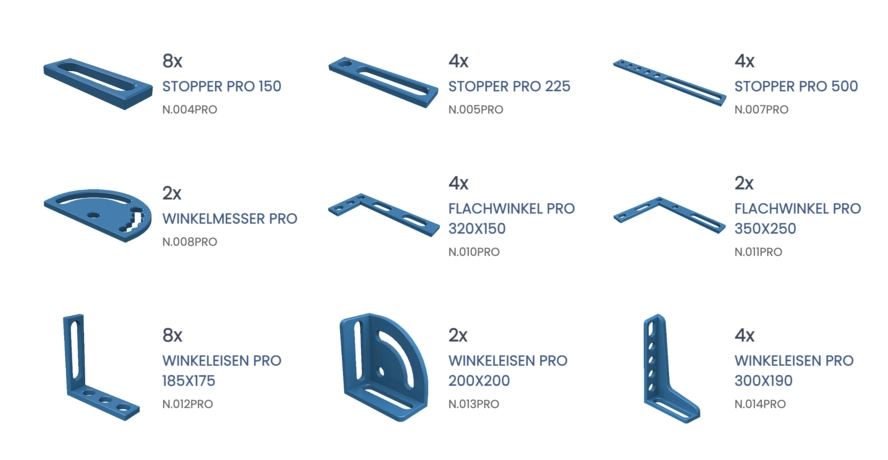 GPPH Schweisstisch Werkzeugset PRO Nr. 1